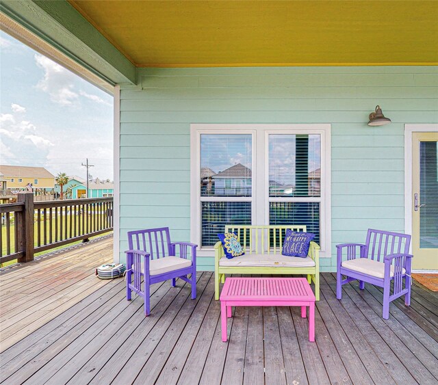 view of deck