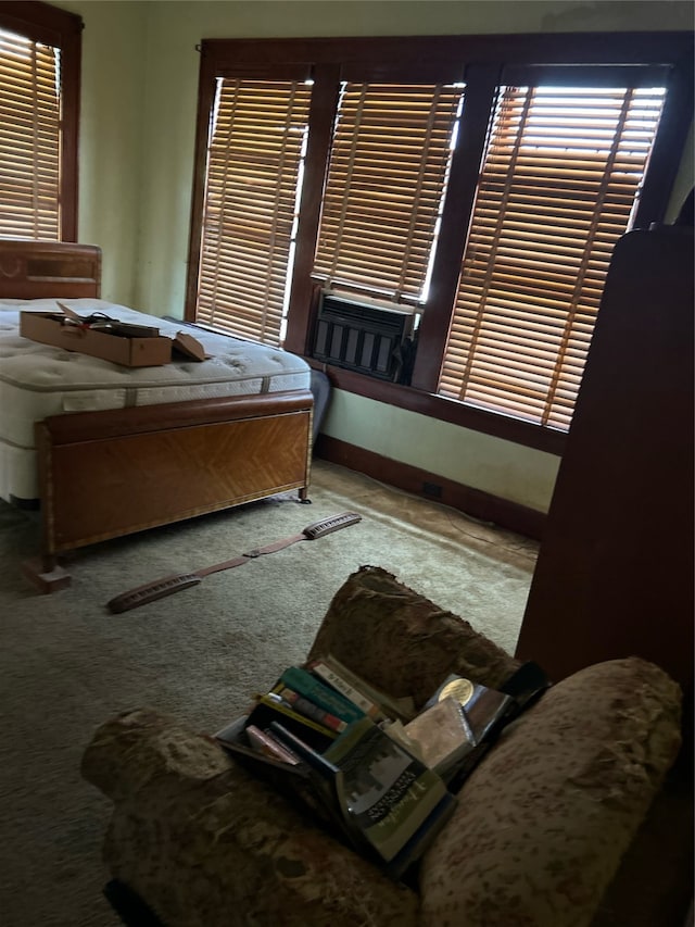 bedroom featuring carpet floors