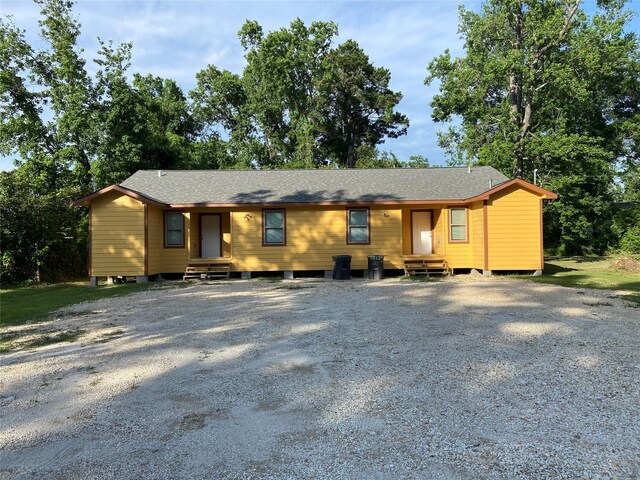 view of ranch-style house