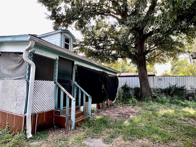 view of property exterior