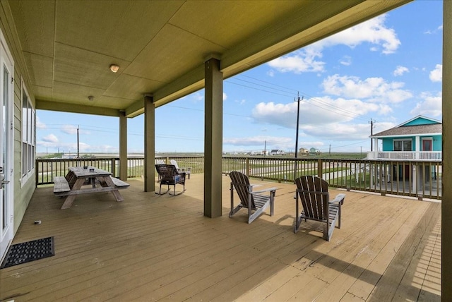 119 Velasco Shores Dr, Surfside Beach, TX 77541 - view of wooden deck