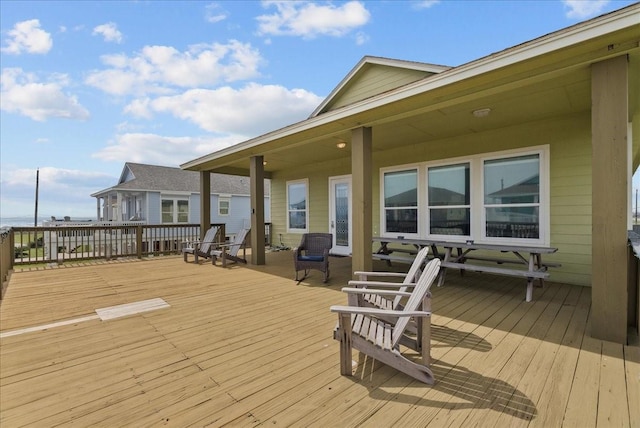 119 Velasco Shores Dr, Surfside Beach, TX 77541 - view of wooden deck