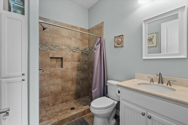 119 Velasco Shores Dr, Surfside Beach, TX 77541 - full bath featuring vanity and tiled shower