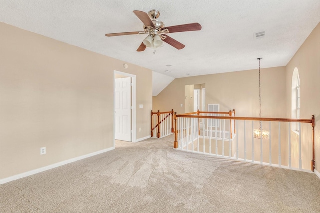 5635 Sage Manor Dr, Houston, TX 77084 - carpeted empty room with a ceiling fan, visible vents, and baseboards