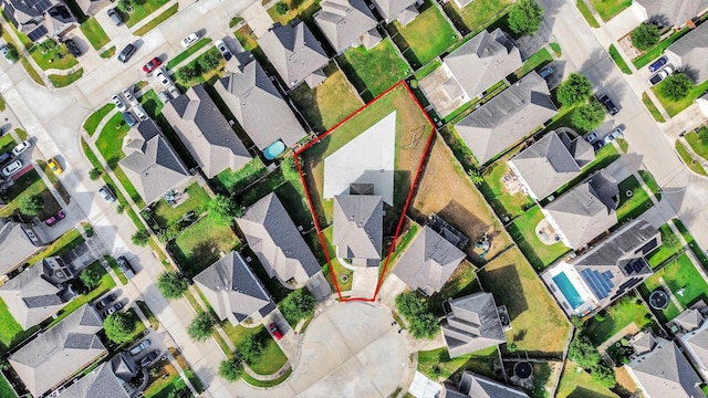 18306 Fresh Air Ct, Houston, TX 77084 - aerial view with a residential view