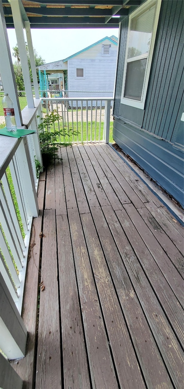 view of deck