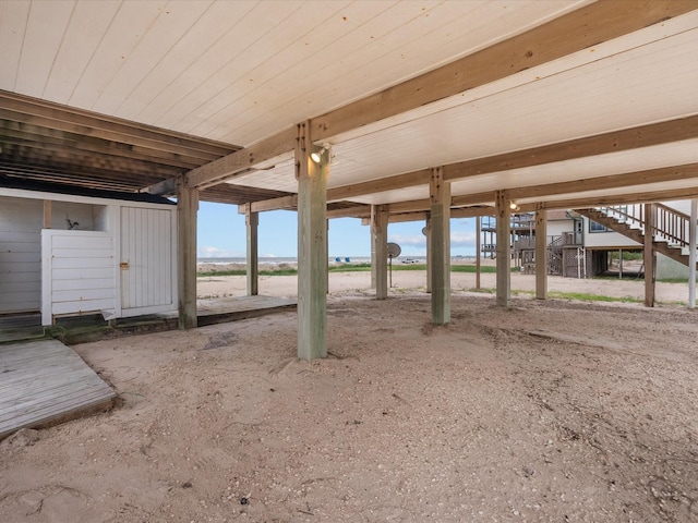125 Driftwood Ct, Surfside Beach, TX 77541 - view of yard with stairway