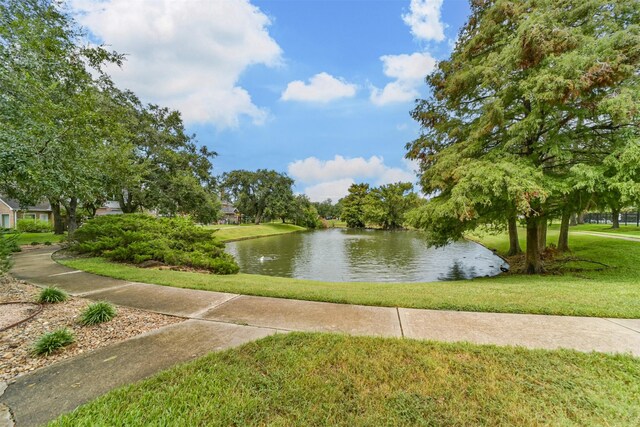 property view of water