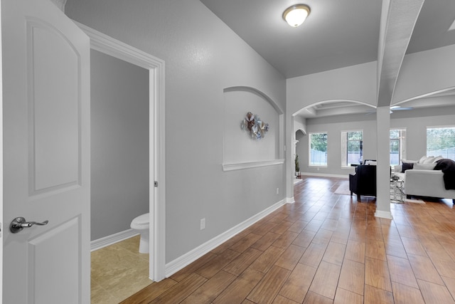 hallway with a healthy amount of sunlight