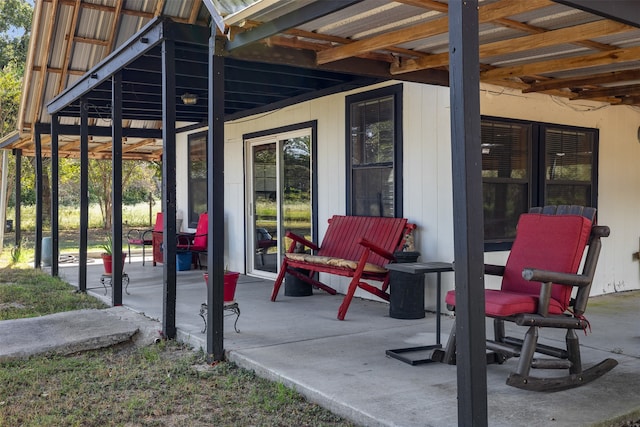 view of patio