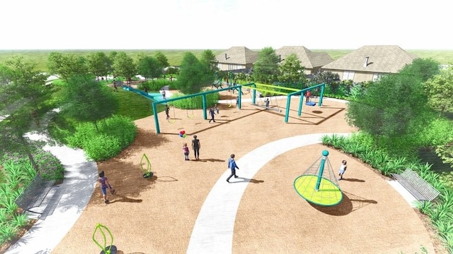 view of property's community featuring a playground