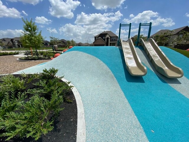 view of jungle gym