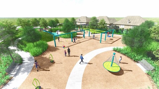 view of community featuring a playground