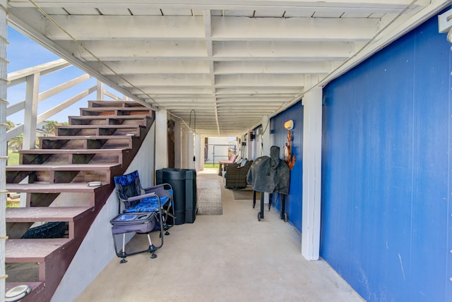 basement featuring a healthy amount of sunlight