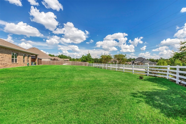 view of yard