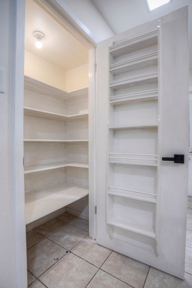 view of pantry