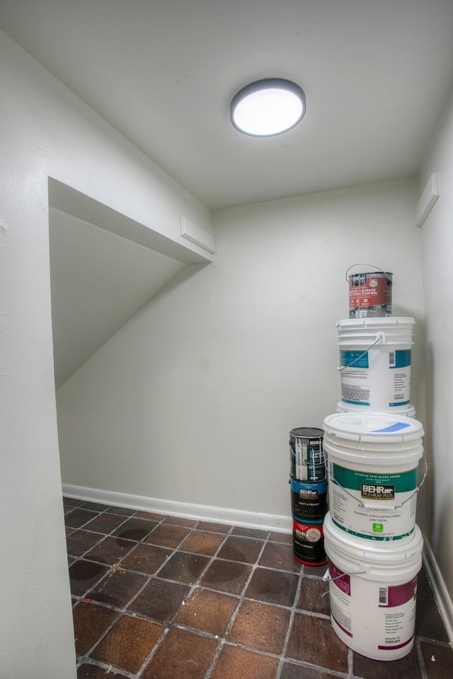 view of storage room