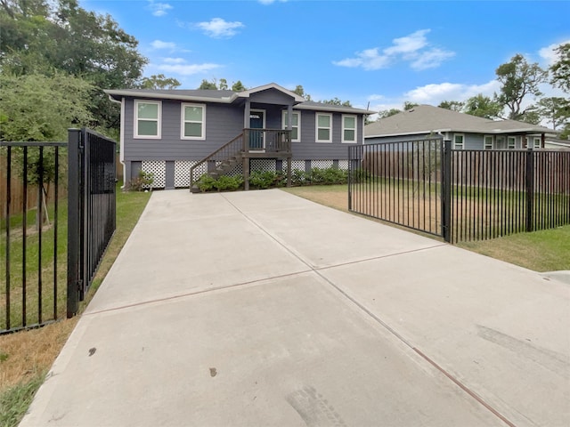 exterior space featuring a front lawn