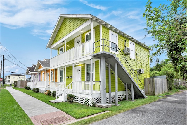 view of front of home with a porch