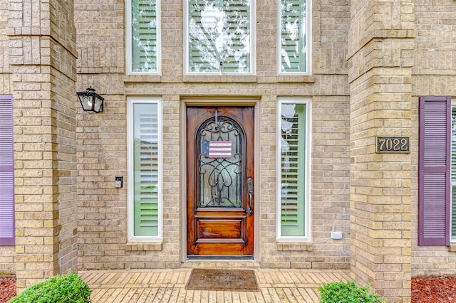 view of entrance to property