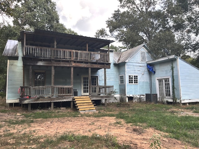 view of back of property