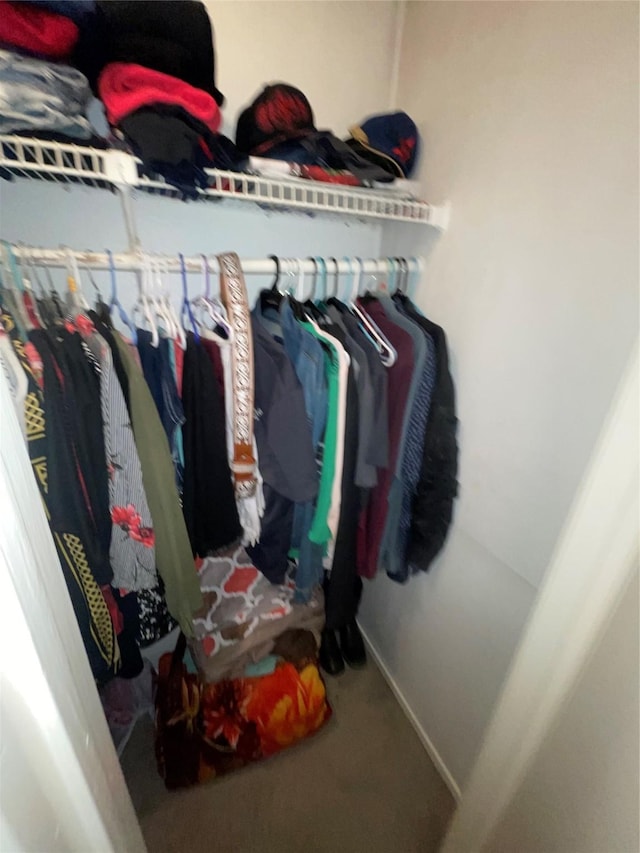 view of closet