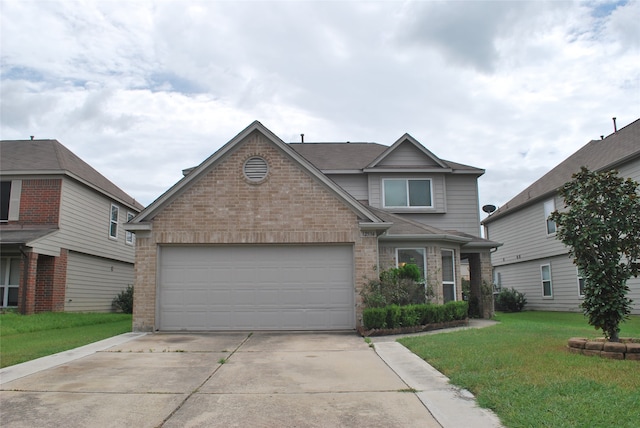 view of front of house with a front yard