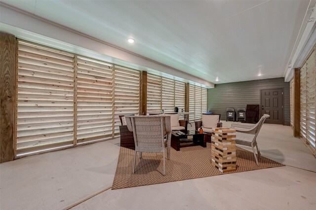 view of patio / terrace featuring an outdoor living space