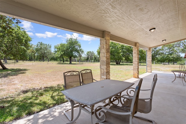 view of patio