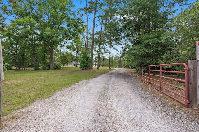 view of road