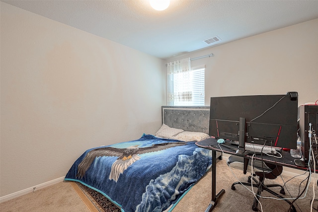 bedroom featuring carpet flooring