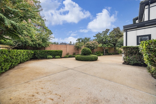 view of patio / terrace with fence