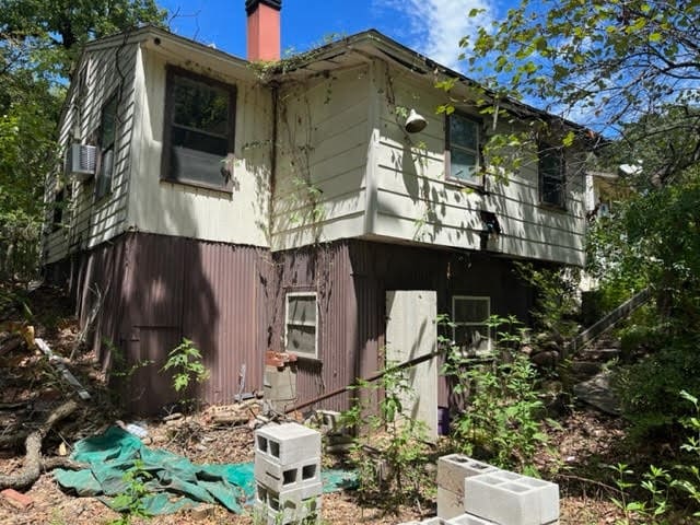 view of rear view of property