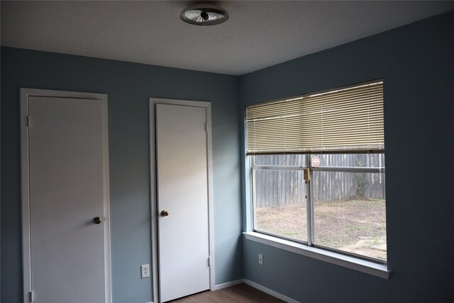 unfurnished bedroom featuring light hardwood / wood-style flooring