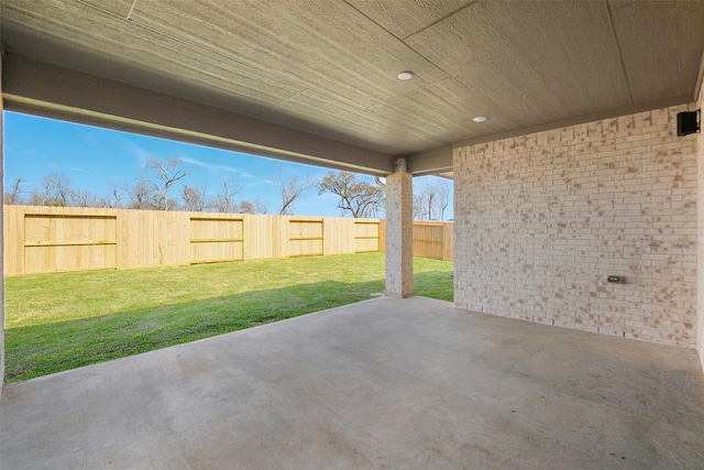 9715 Hunters Run Dr, Missouri City, TX 77459 - view of patio with a fenced backyard