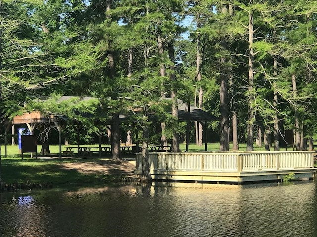 exterior space featuring a gazebo