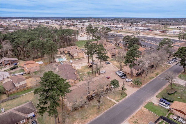 birds eye view of property featuring a residential view