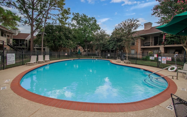 view of pool