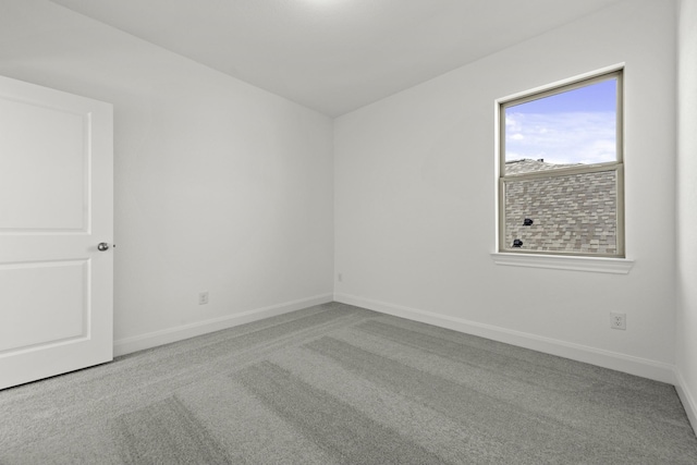 empty room with light carpet