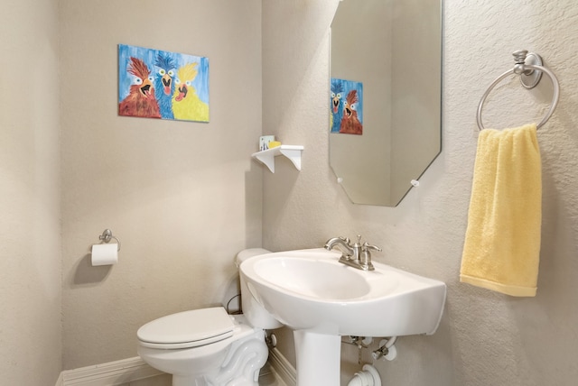 bathroom with toilet