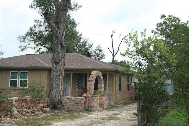 view of ranch-style home