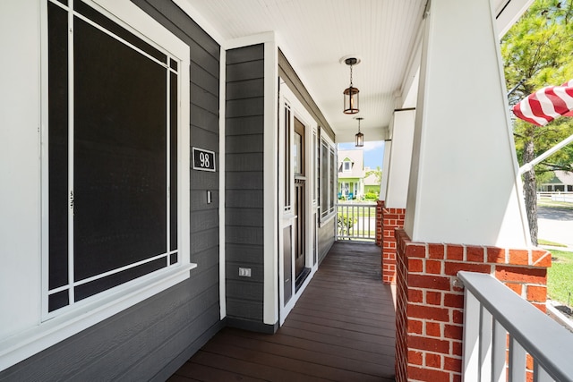 balcony with a porch