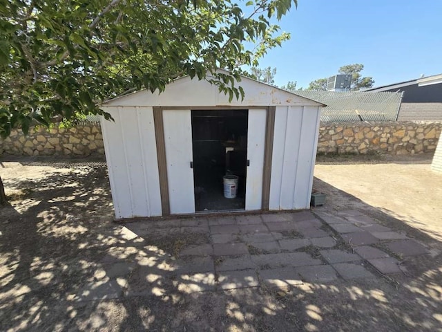 view of outdoor structure