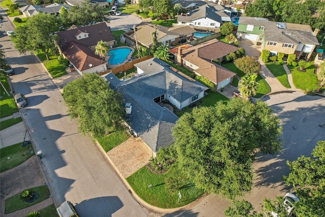 2602 Gerol Ct, Galveston, TX 77551 - bird's eye view with a residential view