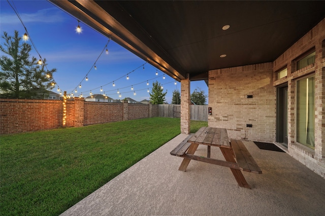 view of patio