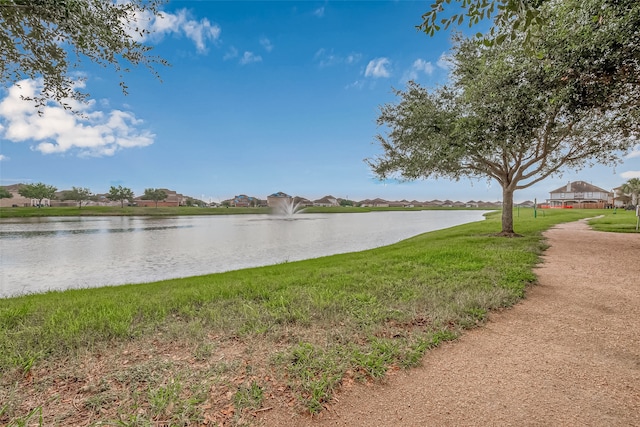 property view of water