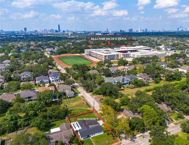 aerial view