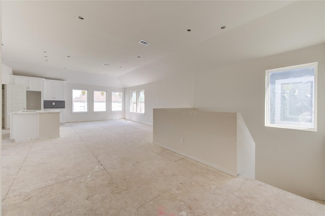 view of unfurnished living room