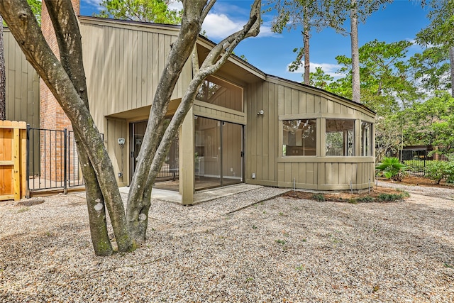 back of house featuring a patio