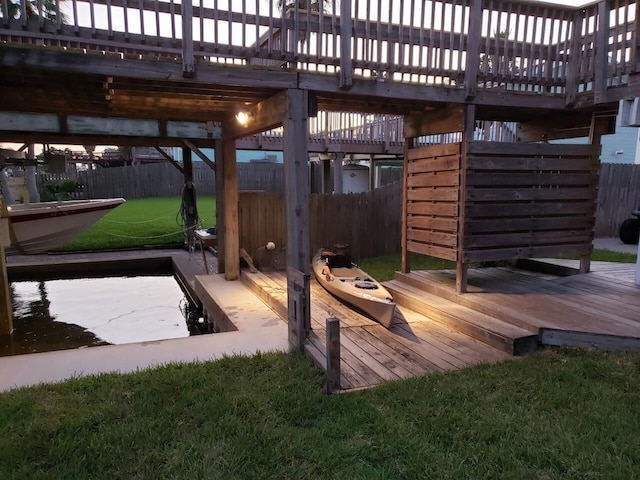 exterior space featuring a yard